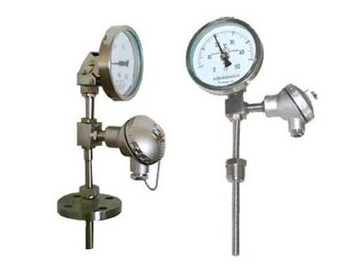 帶鉑電阻雙金屬溫度計