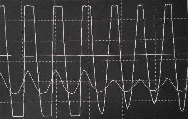 通流量過小，輸出波動較大，系統難以達到理想穩態的現象