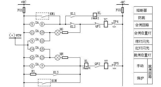 斷路器控制、信號回路圖