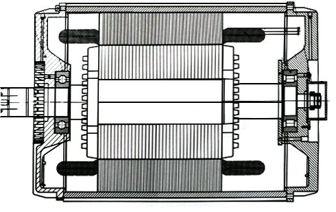 鐵路牽引電機軸承系統配置
