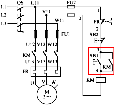 電動機連續運行控制電氣原理圖