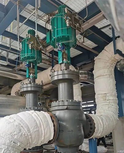 大口徑三通波紋管調節閥