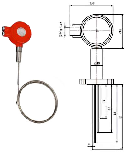 多點鎧裝熱電偶