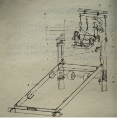 國產機械滾輪式皮帶秤結構圖