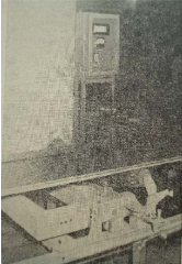 首鋼燒結廠單托輥單杠桿秤架在現場的運行照片