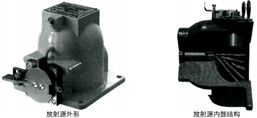 放射源外形和內部結構