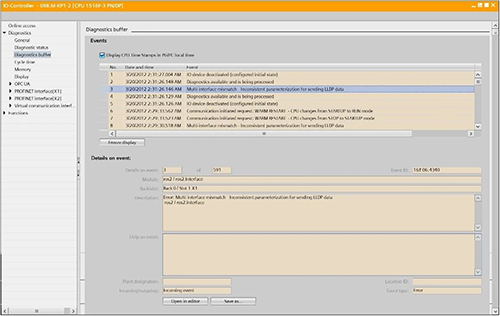 IO控制器報錯誤
