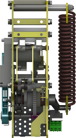 中壓斷路器的彈簧操作機構